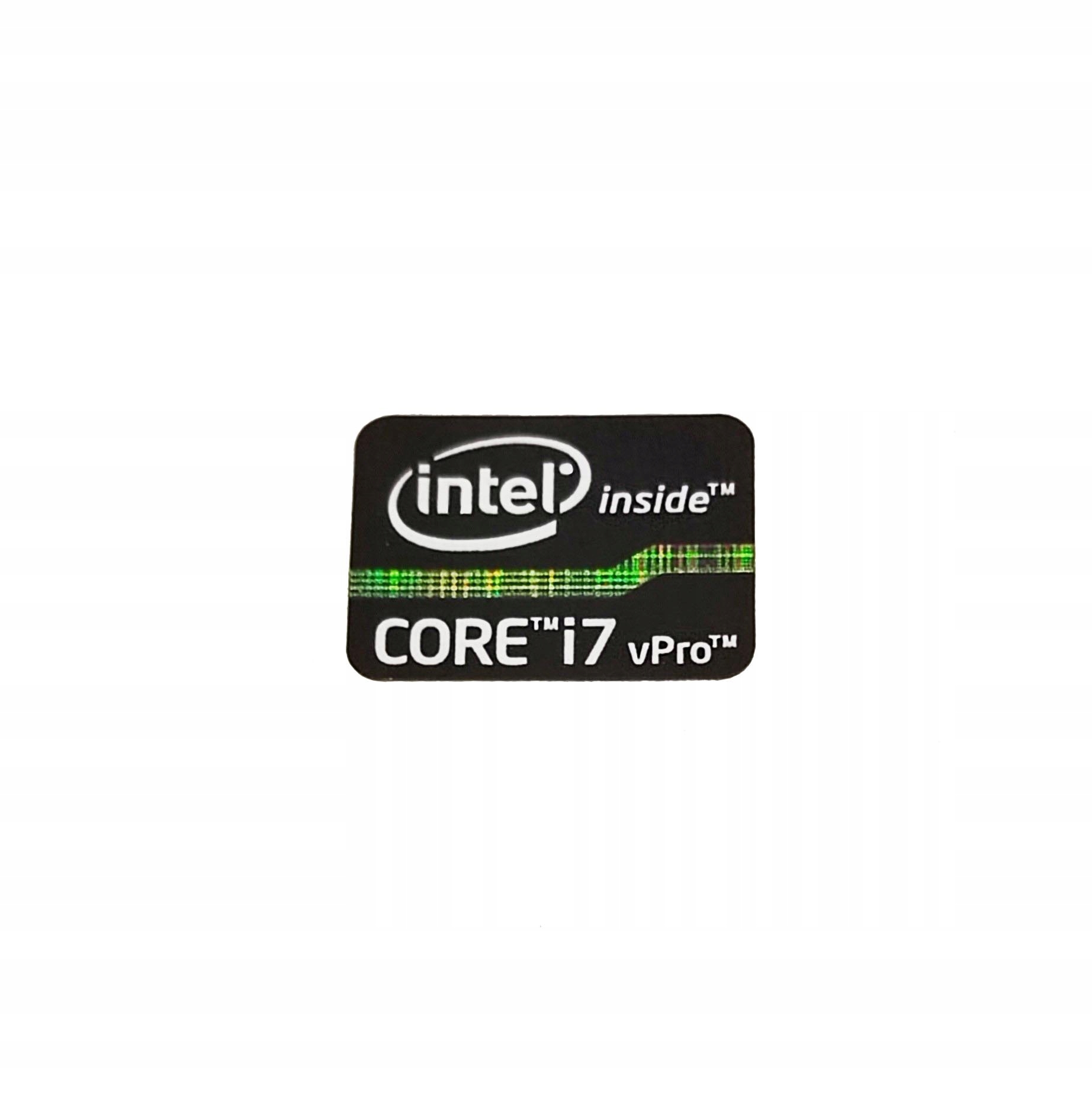 Naklejka INTEL CORE i7 vPro BLACK EDITION 21x16mm [465]