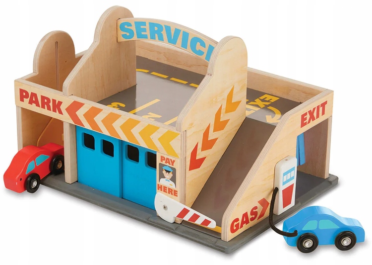 

Drewniany Parking Z Myjnią 19271 Melissa&Doug