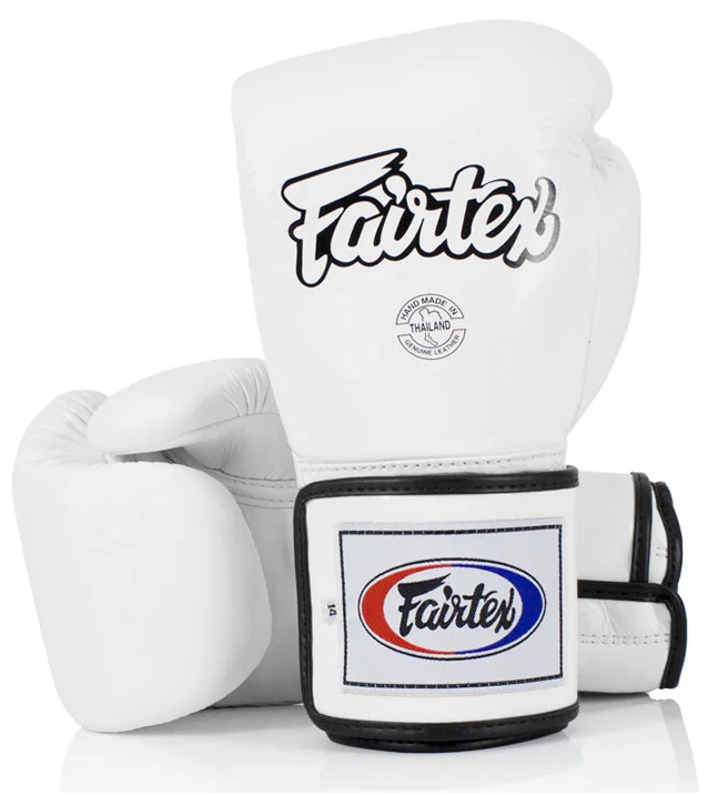 Fairtex Boxerské rukavice BGV5 „Super Sparring“ White 12OZ
