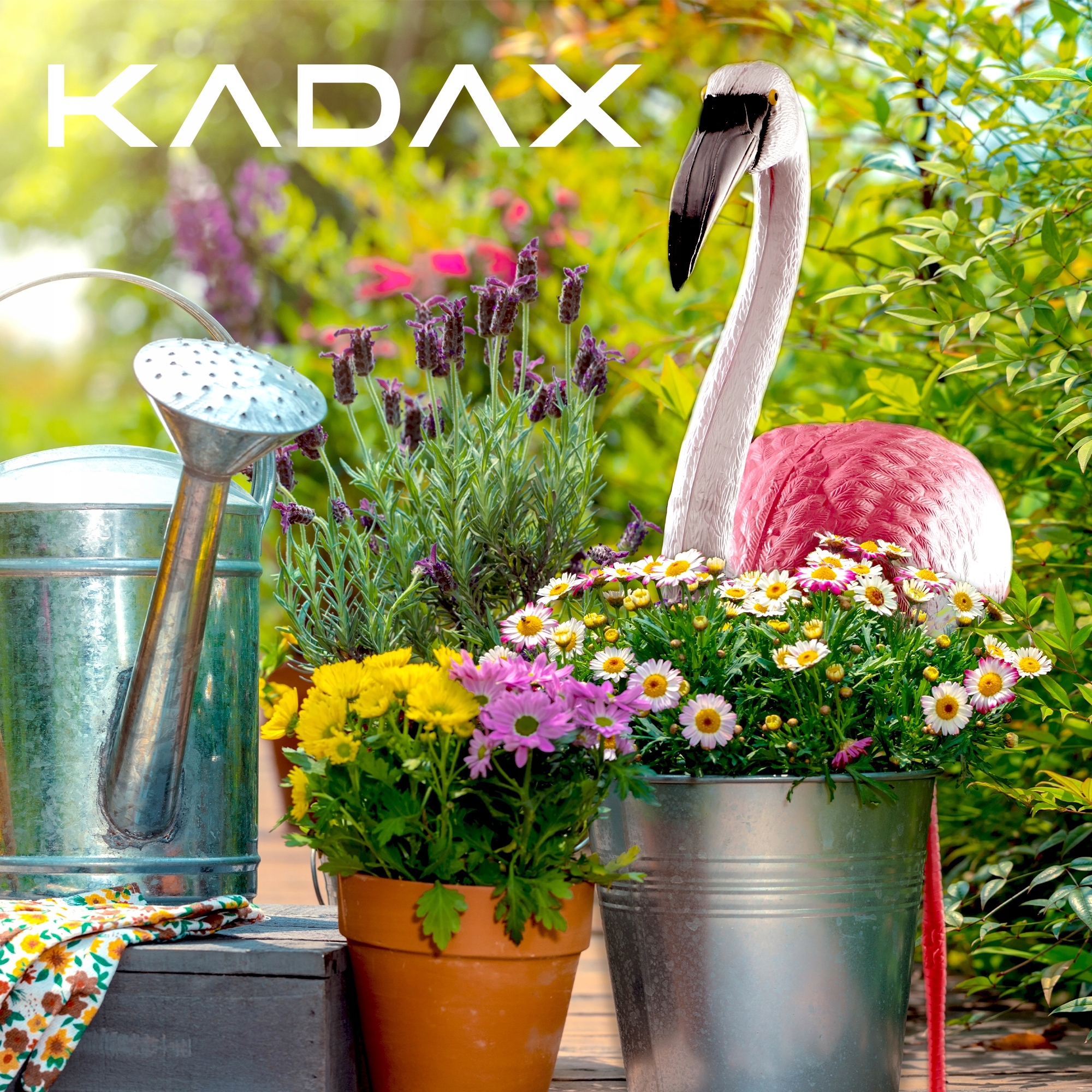 FIGURA FIGURKA OGRODOWA 80cm OZDOBA PTAK FLAMING DUŻA DEKORACJA OGRODU XXL Producent Kadax