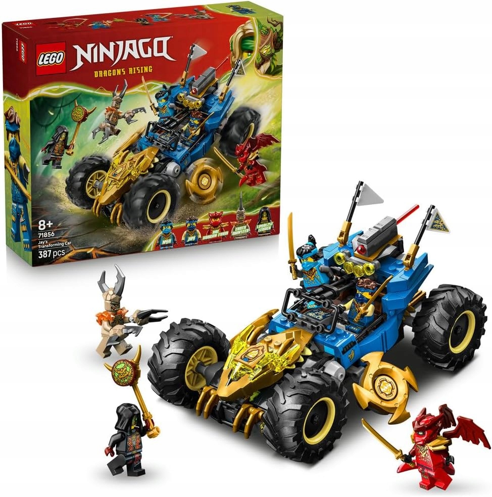 Lego Ninjago Multifunkční auto Jaya 2v1 režim draka 71856 8+