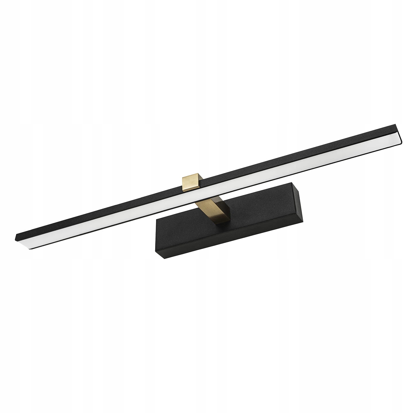 

Kinkiet 8W Nad Lustro Obraz Czarno-złoty Metal Led
