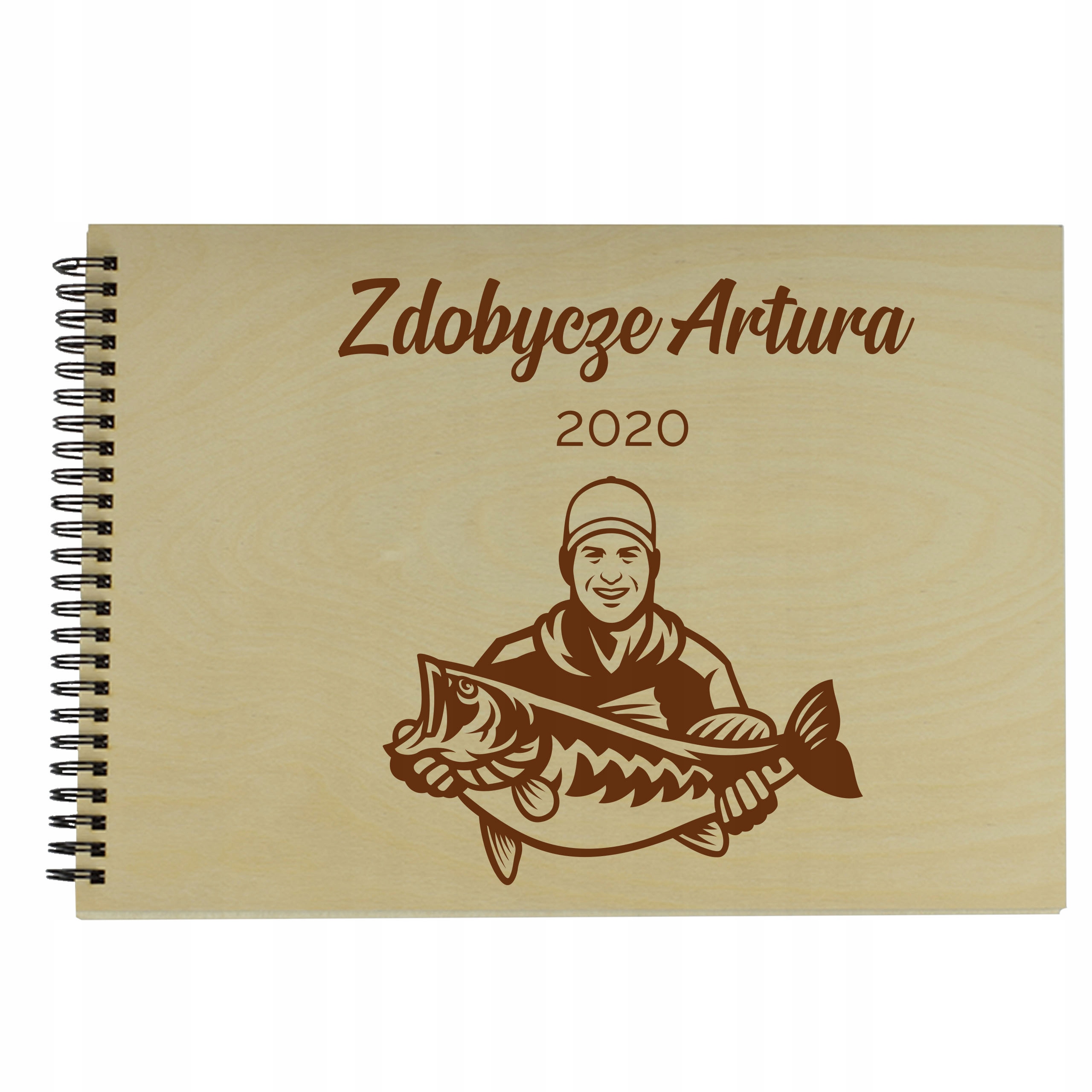 

Fajny Prezent Dla Wędkarza - Album Drewniany