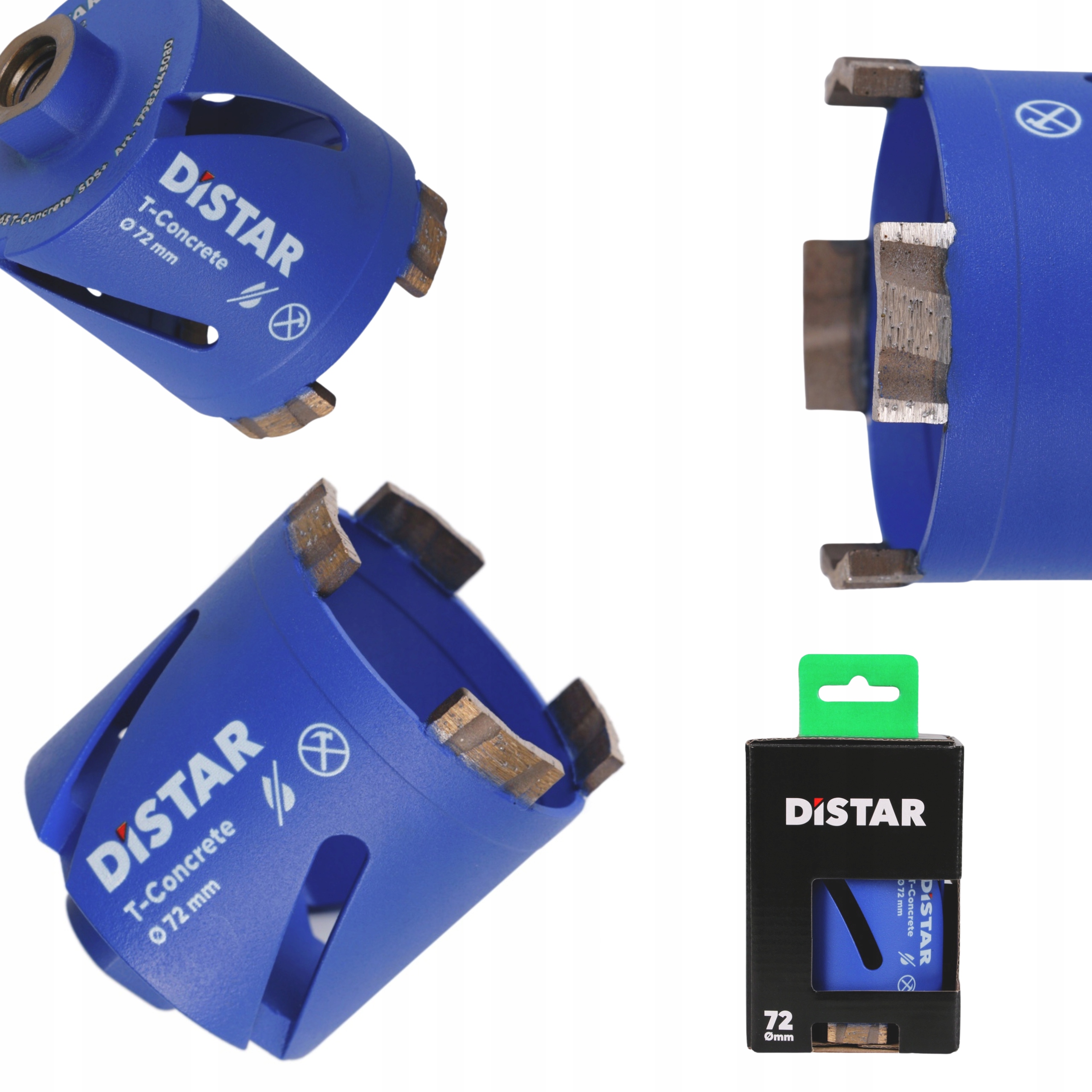 Otwornica Diamentowa Pod Puszki Distar T-concrete 72mm M16