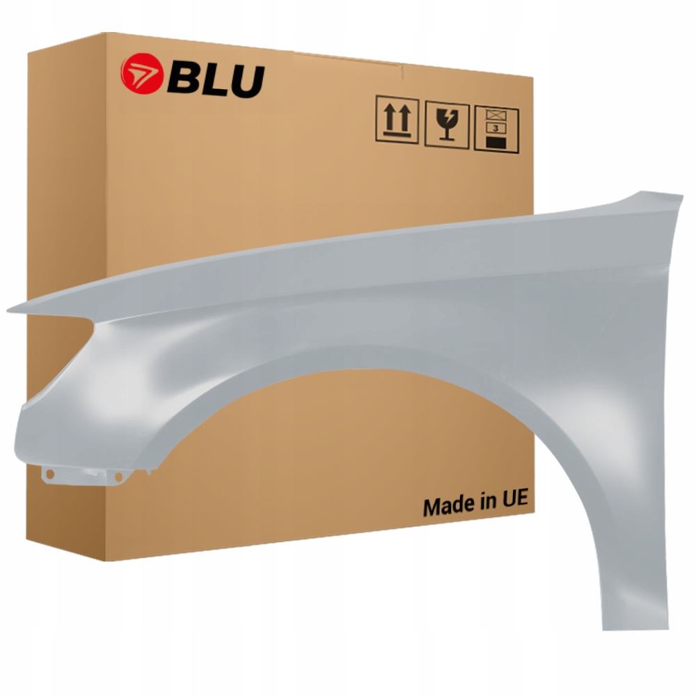 Blu Blatník Audi A6 C7 LX7W levý stříbrný 11-18 přední LavaGrau