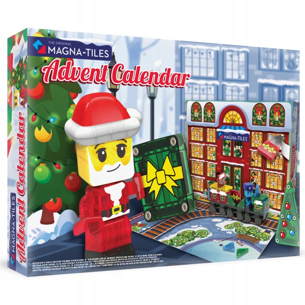 Адвент-календарь Magna-Tiles microMAGS, магнитный конструктор 34 детали, от 3 лет — фото 8