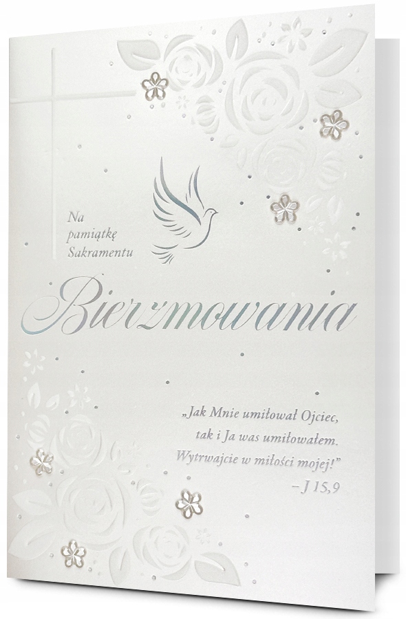 KARTKA PAMIĄTKA BIERZMOWANIE JAKOŚĆ LUX HM 3078