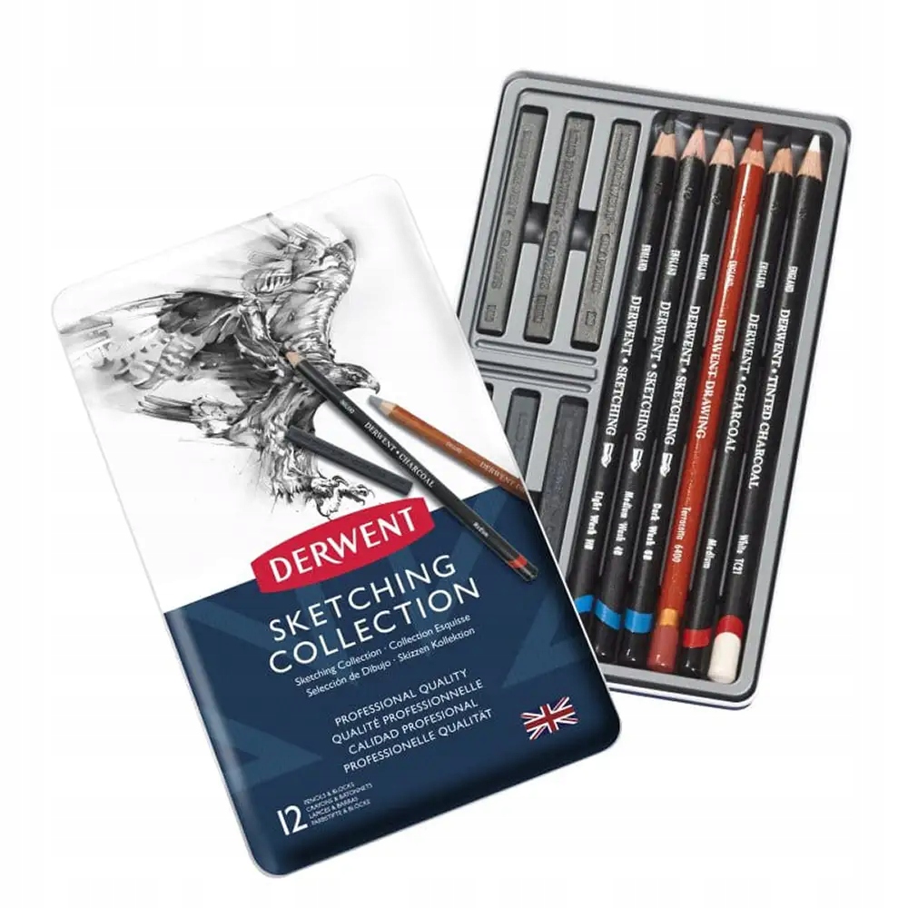 Skicovací sada Sketching Collection Derwent 12 prvků