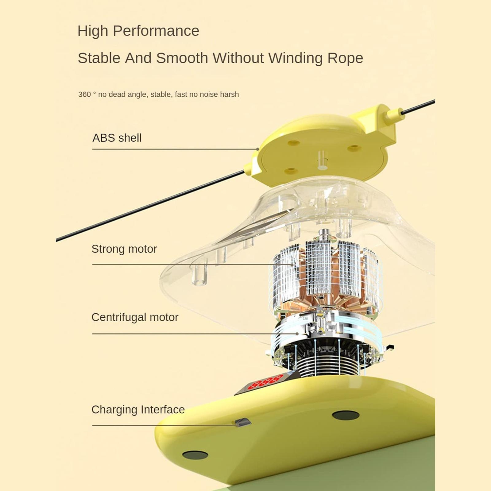 Skakanka Machine inteligentny żółty zestaw Marka Lomoly