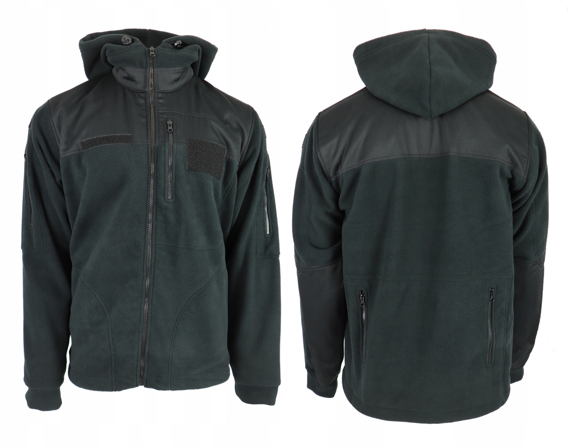 BLUZA z Kapturem POLAR Wojskowy Wz.93 + FLAGI Rozmiar L