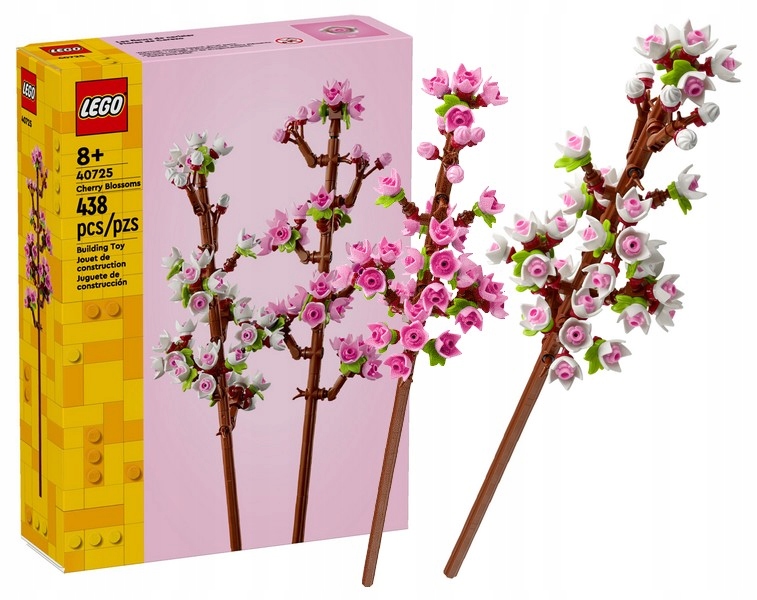 LEGO KWIATY OKOLICZNOŚCIOWE 40725 KWIATY WIŚNI