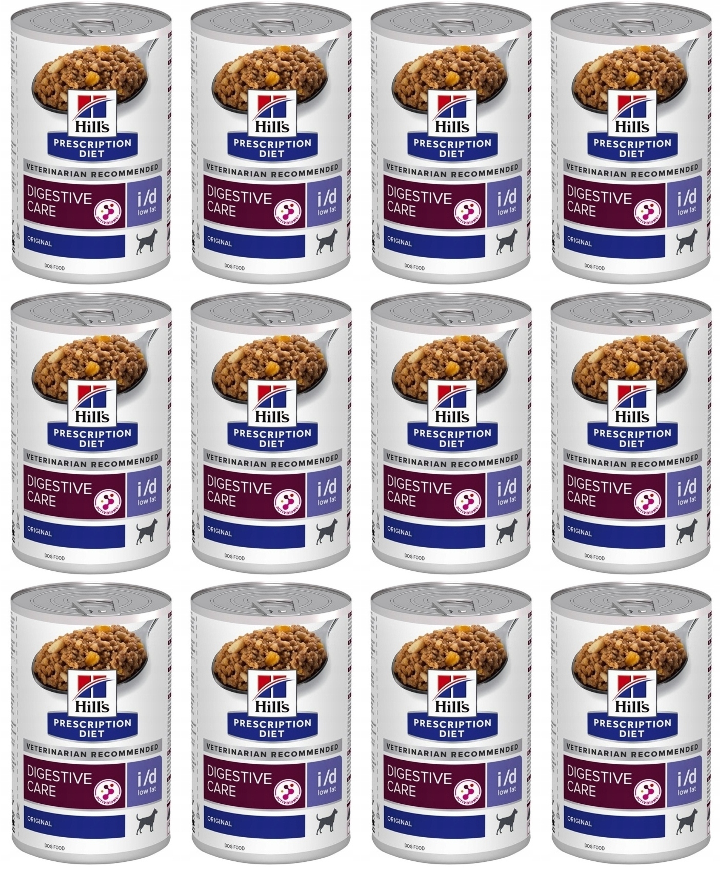 Levně Hill's Prescription Diet I/D Low Fat 12 x 360 g mokrá dieta Psy Pankreas