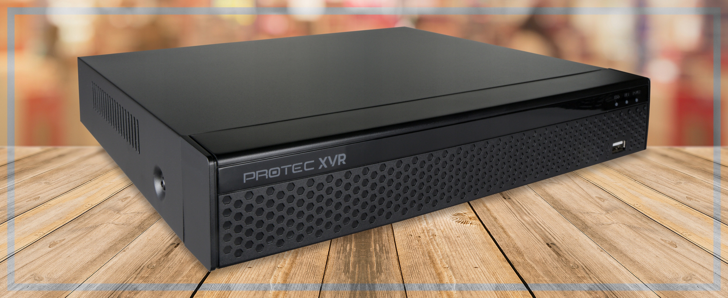 MONITORING ZEWNĘTRZNY 3 KAMERY 4K 8MP HDD IR50 Obiektyw stałoogniskowy