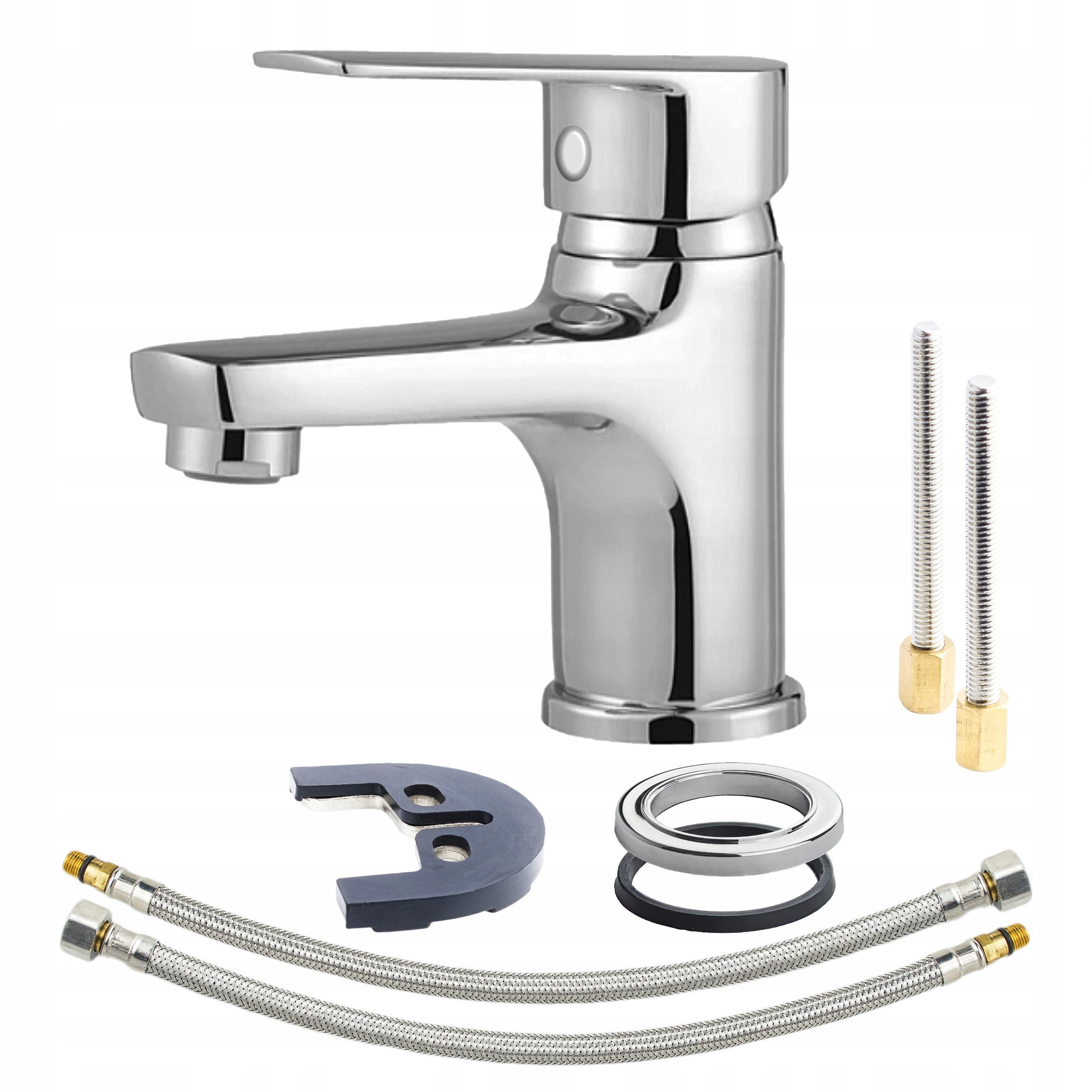 Umyvadlová koupelnová baterie Baterie pro umyvadlo Nízká chromovaná stojánková malá Eco