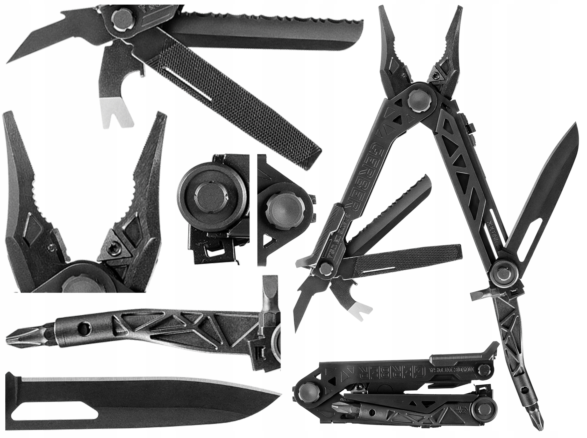 Multitool Gerber Center-Drive czarny