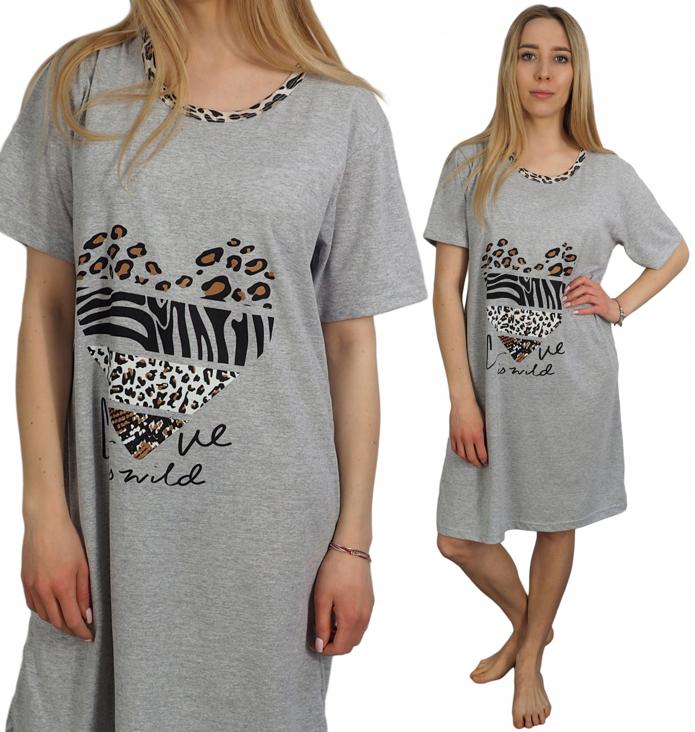 

Koszula Nocna 3XL 46 bawełniana Panterka tania 3XL