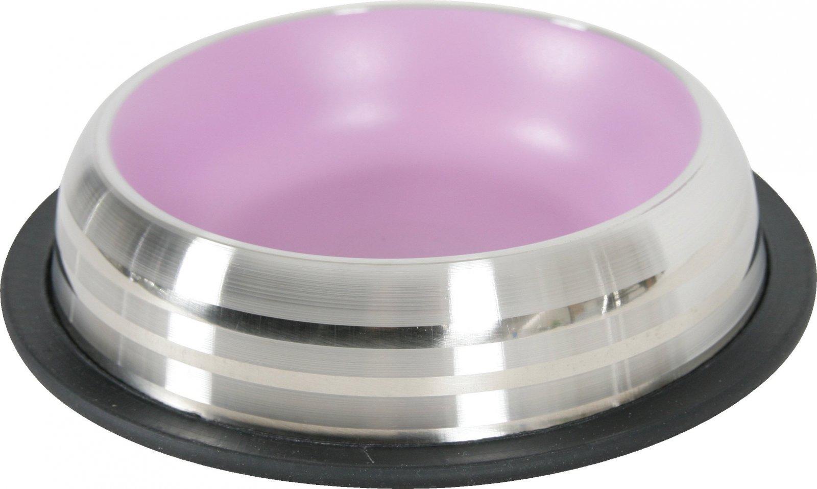

Miska dla psa antypośl. inox Merenda 225ml róż