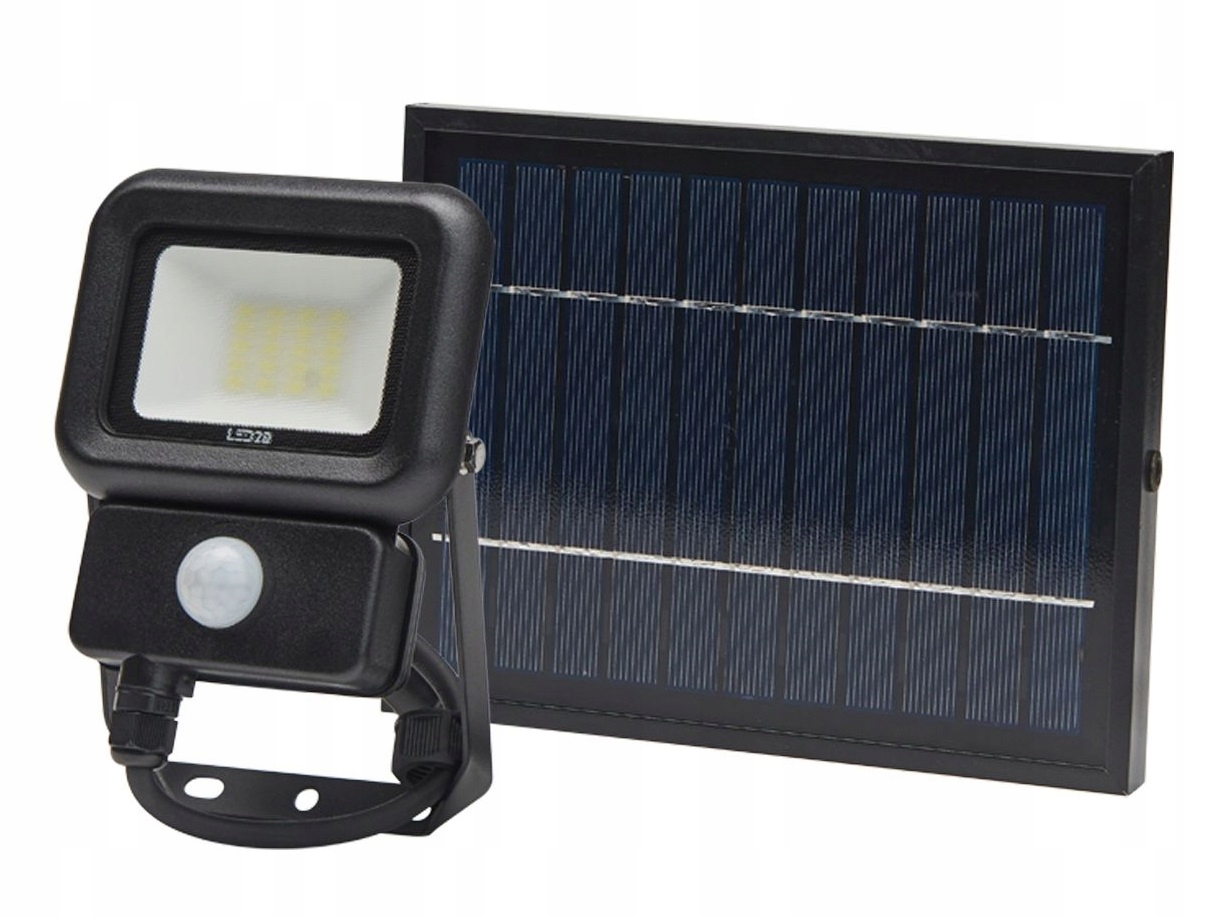 

Naświetlacz Led Solarny 10W 6000K, IP65 Kabel 2m