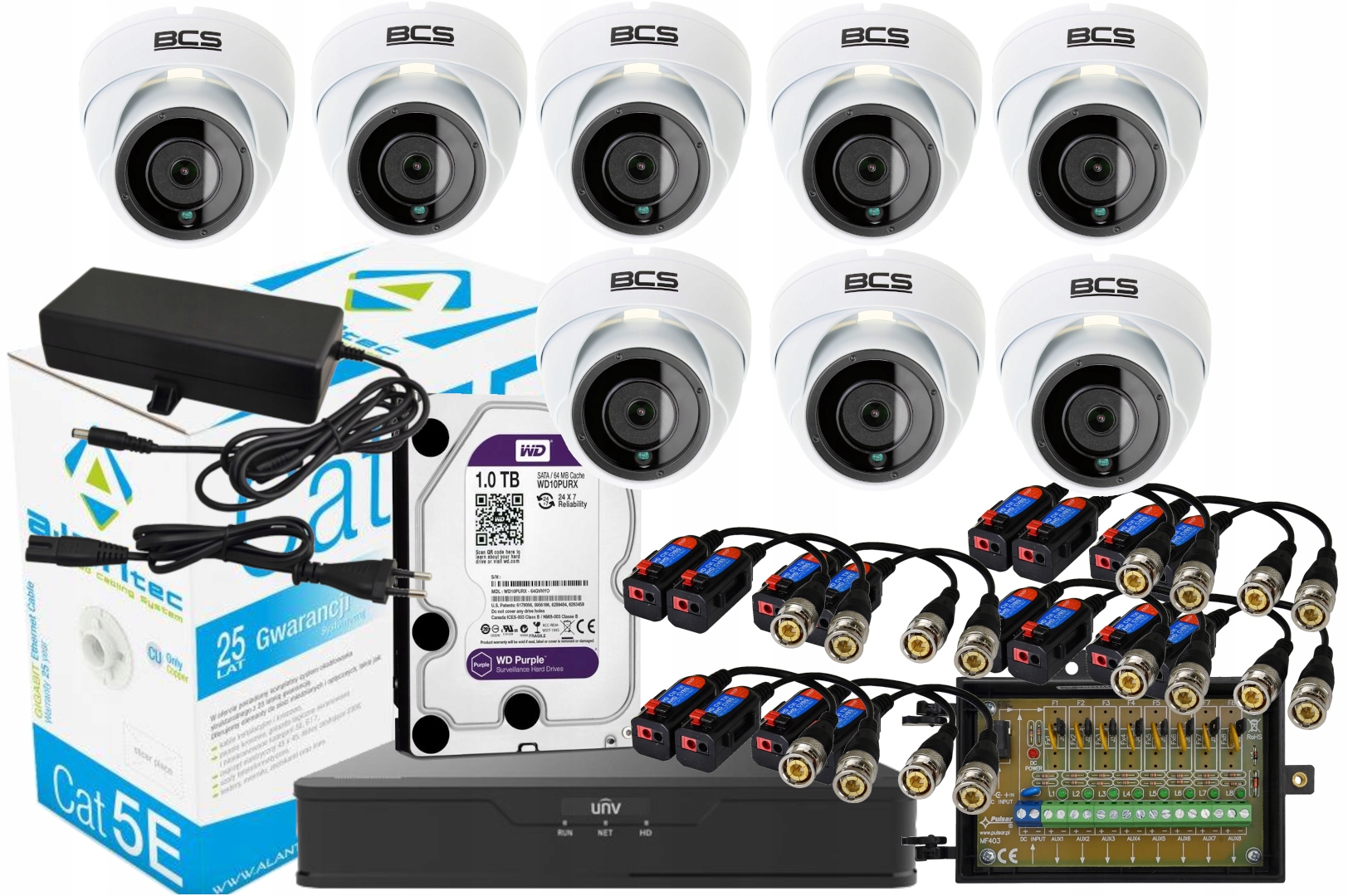 Analogová sada kamer 2MPx pro záznamník komponent