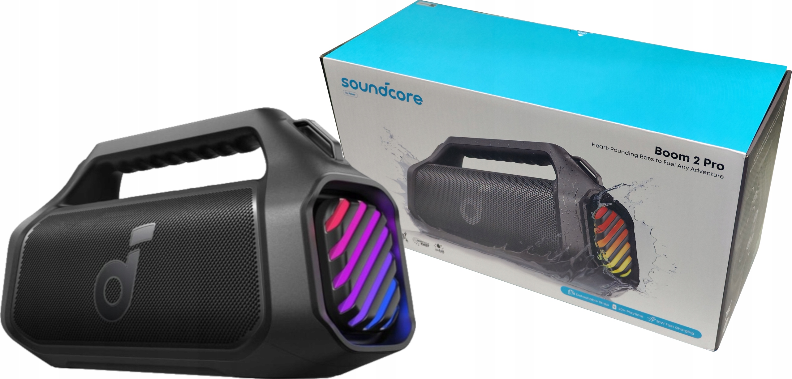 Głośnik Przenośny Anker Soundcore Boom 2 Pro 140W Bluetooth Black Czarny