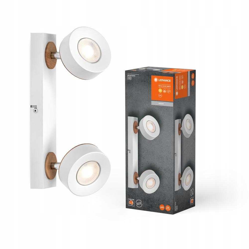 Led nástěnné svítidlo 9.6W 615lm Cct Bílá Spot Pluto Ledvance