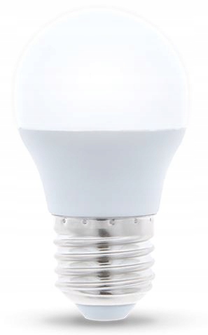 

Żarówka Led E27 6W 480lm zimna 6000K G45 kulka