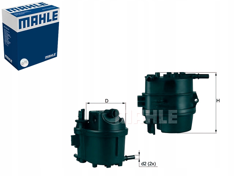 MAHLE ФІЛЬТР ПАЛИВА MAHLE 190168 190175 190185 1901