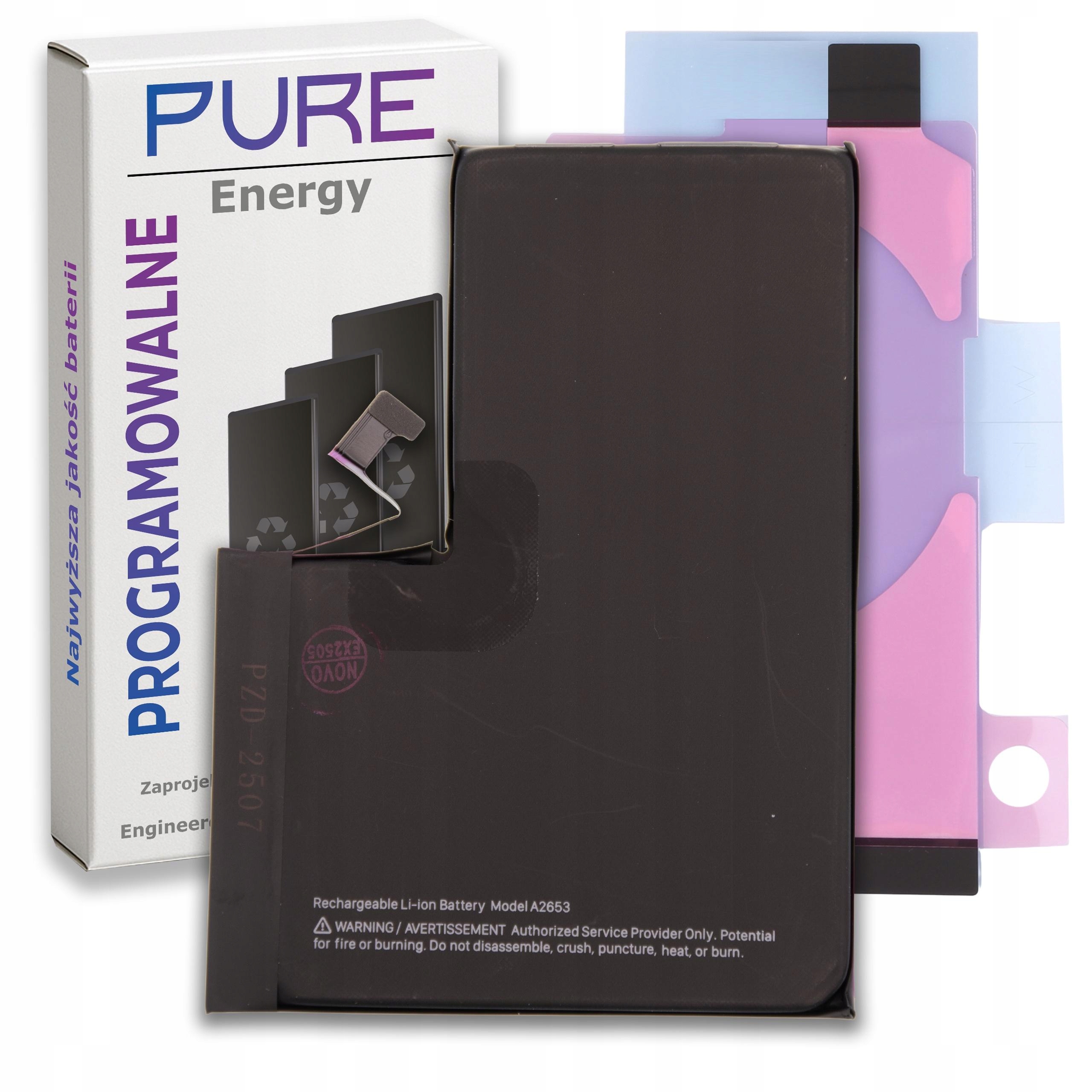 Bateria do iPhone 13 Pro Max Pure Energy Programowalny Akumulator 4352mAh