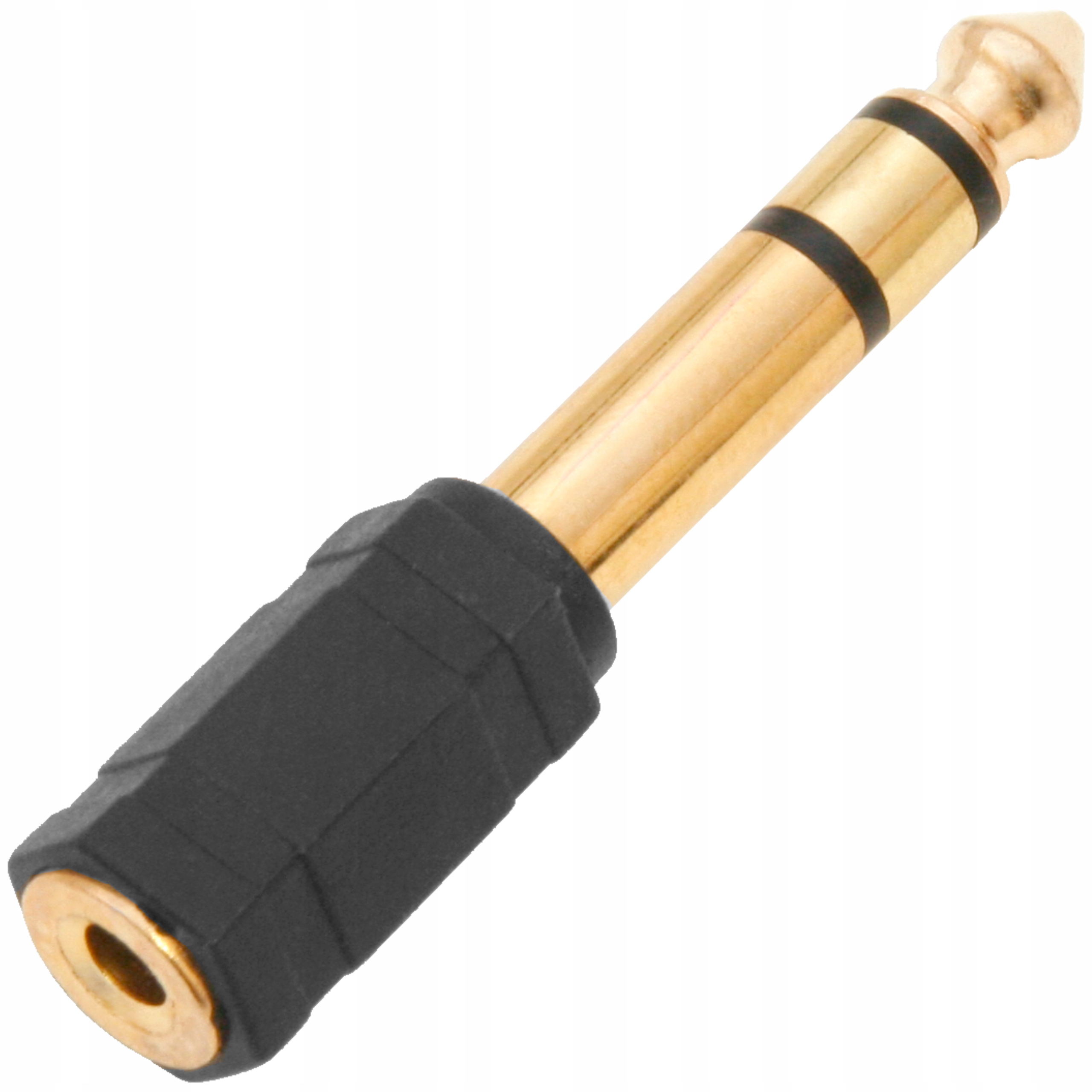 

Adapter przejściówka duży Jack 6,3mm na Jack 3,5mm