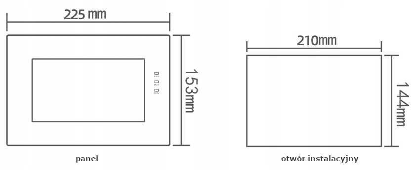 Panel operatorski HMI SK-070GS RS/USB/ETH Marka inna