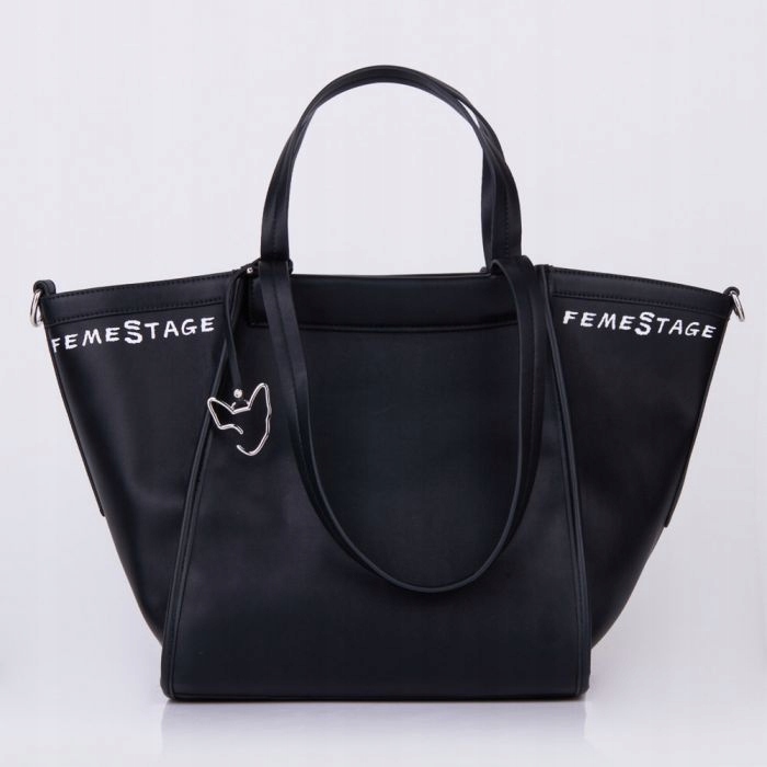 Černá Ležérní Taška Femestage Z Eko Kůže