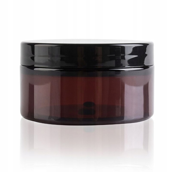 

Słoik Pet 100ml brązowy z nakrętką czarną Pp 5szt