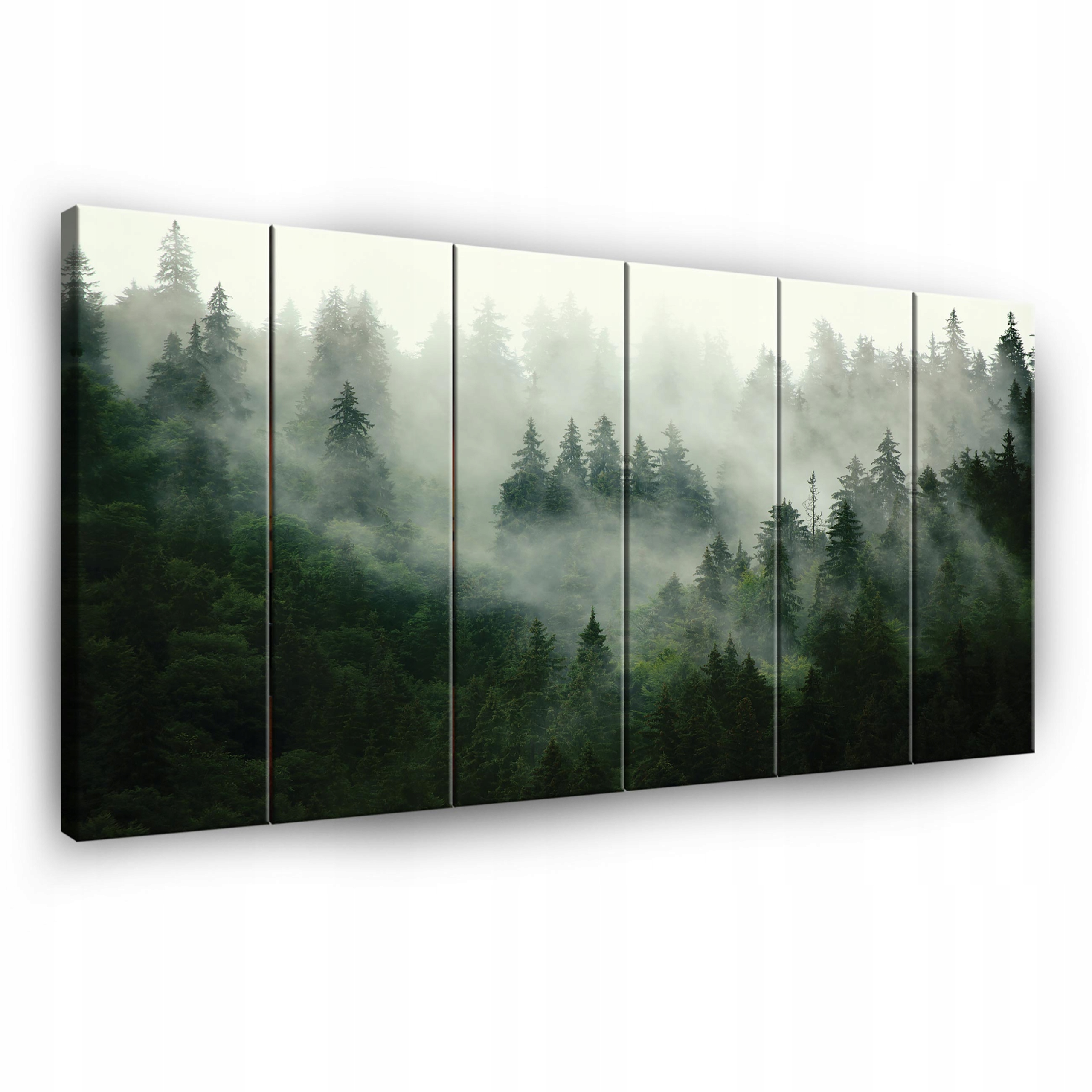 Obraz Les V Hmle Na Plátne 6-DIELNA Stena Spálňa Obývacia 180x100