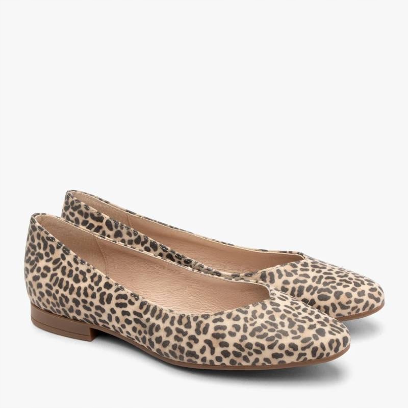 Ryłko L1201 Hb balerína s leopardím vzorem vel. 39 velmi měkká Kochland