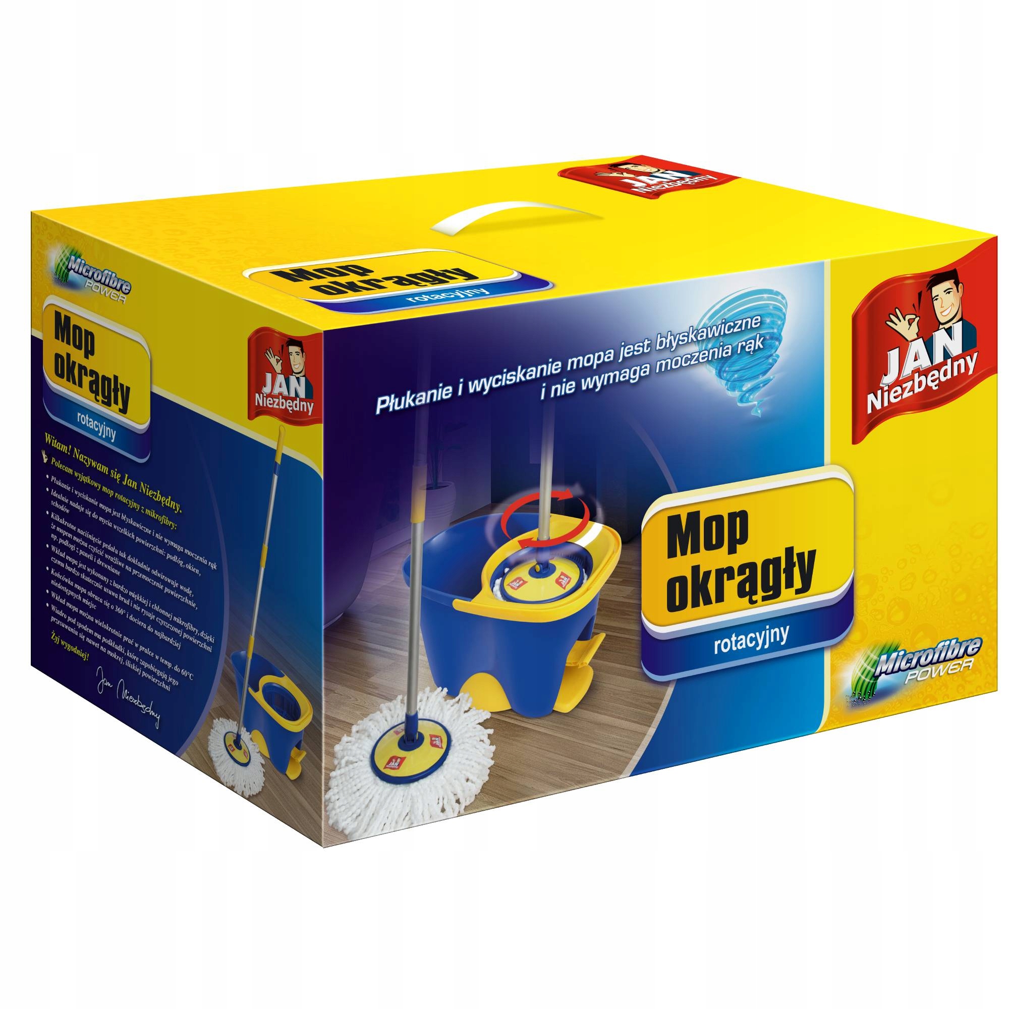 wiadro i mop obrotowy Jan Niezbędny SA010219