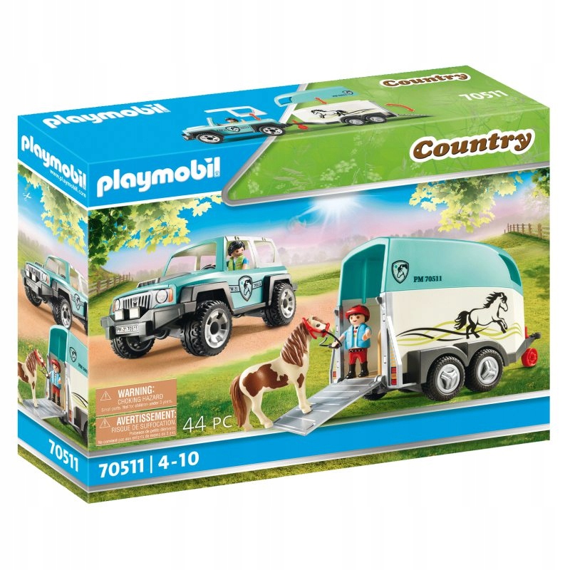 

Playmobil 70511 Samochód Z Przyczepą Dla Kucyka