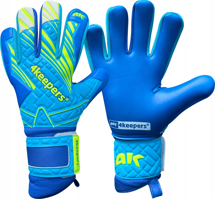 4KEEPERS Rękawice Bramkarskie Soft Azur Nc r.9