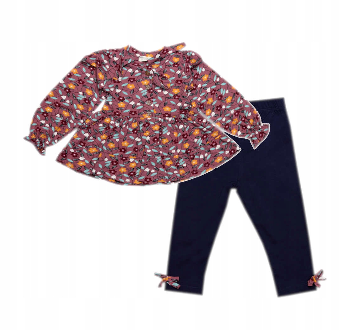 

Komplet tunika legginsy 104 wiosna bawełna