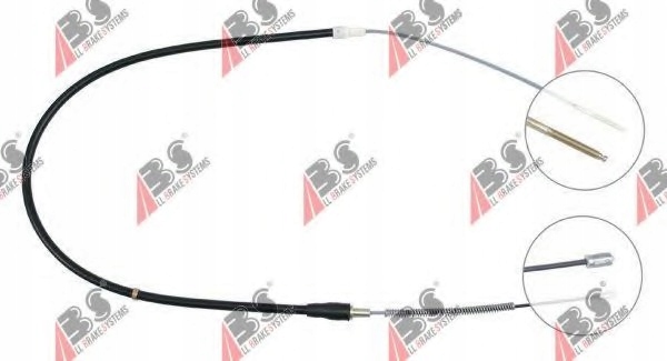 трос тормоза ручного K12776 a.b.s. seat vw