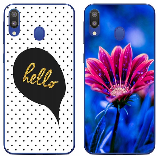 

2+1 Etui Silikon Foto Szkło do Samsung Galaxy A40
