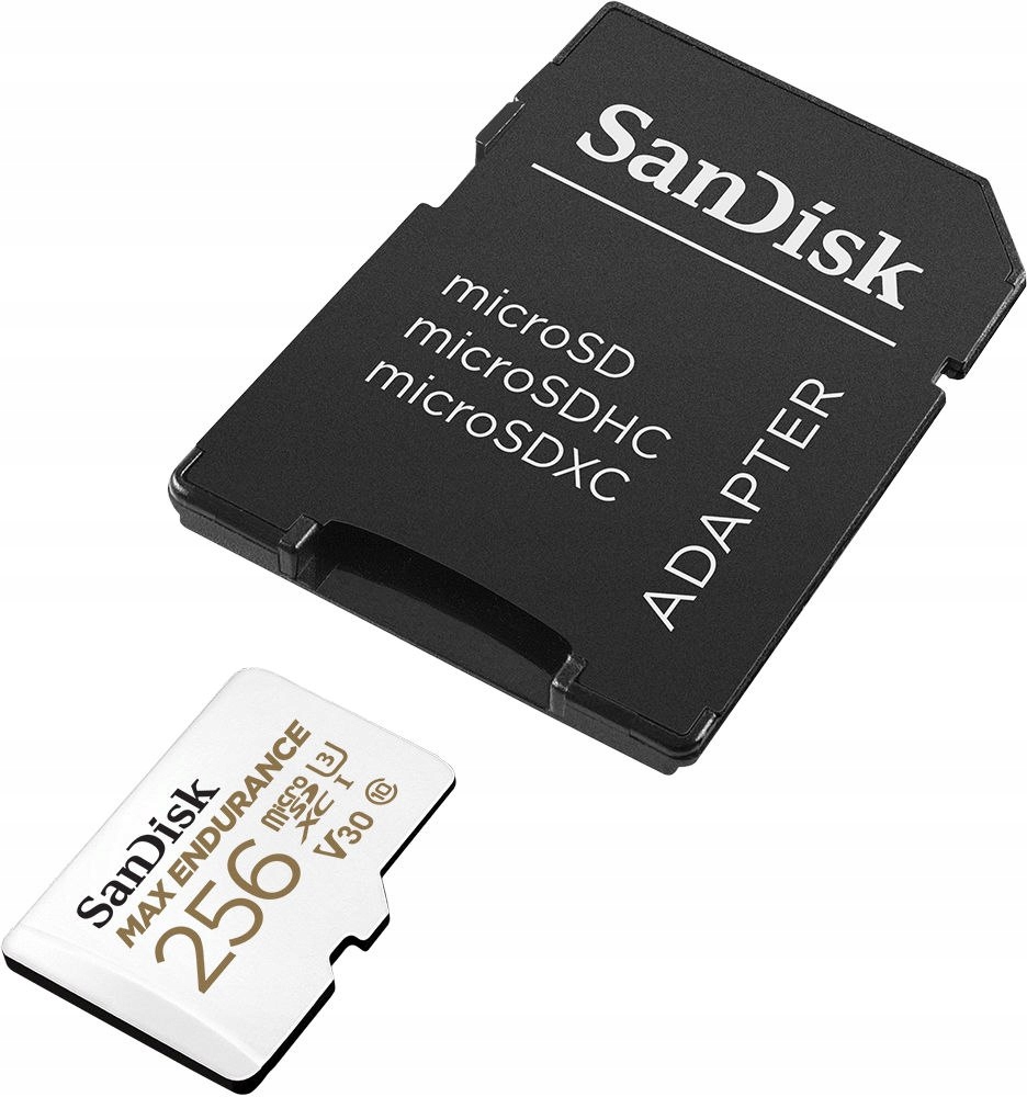 KARTA SANDISK MAX ENDURANCE (rekordéry a monitoring) microSDXC 256GB s a