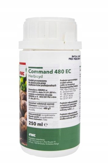 

Command 480EC 0,25L Na Chwasty W Warzywach Grochu