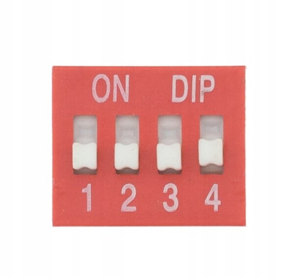 Przełącznik DS-04 DIP SWITCH 4 pozycyjny