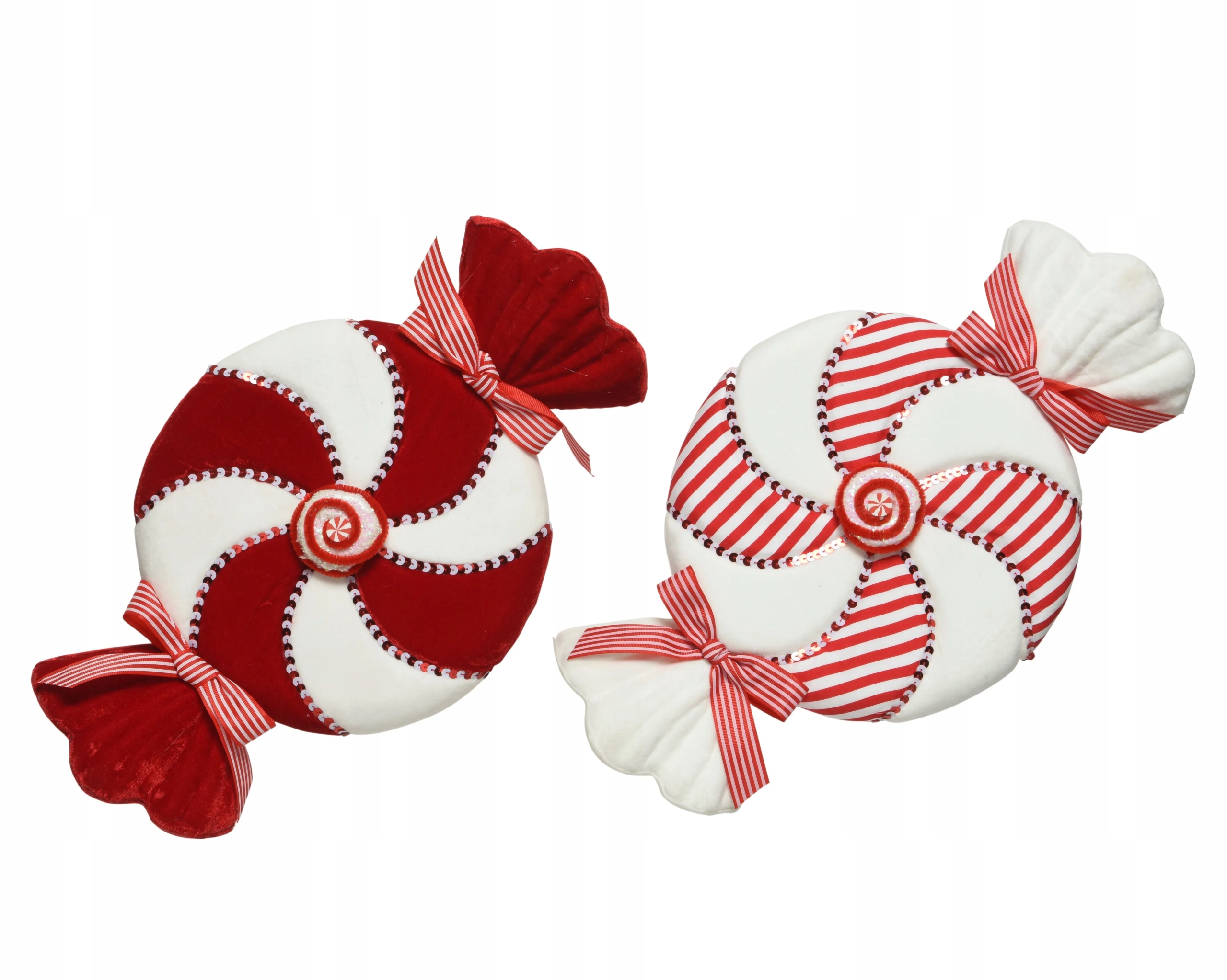 

Zawieszka dekoracja na choinkę cukierek czerwony