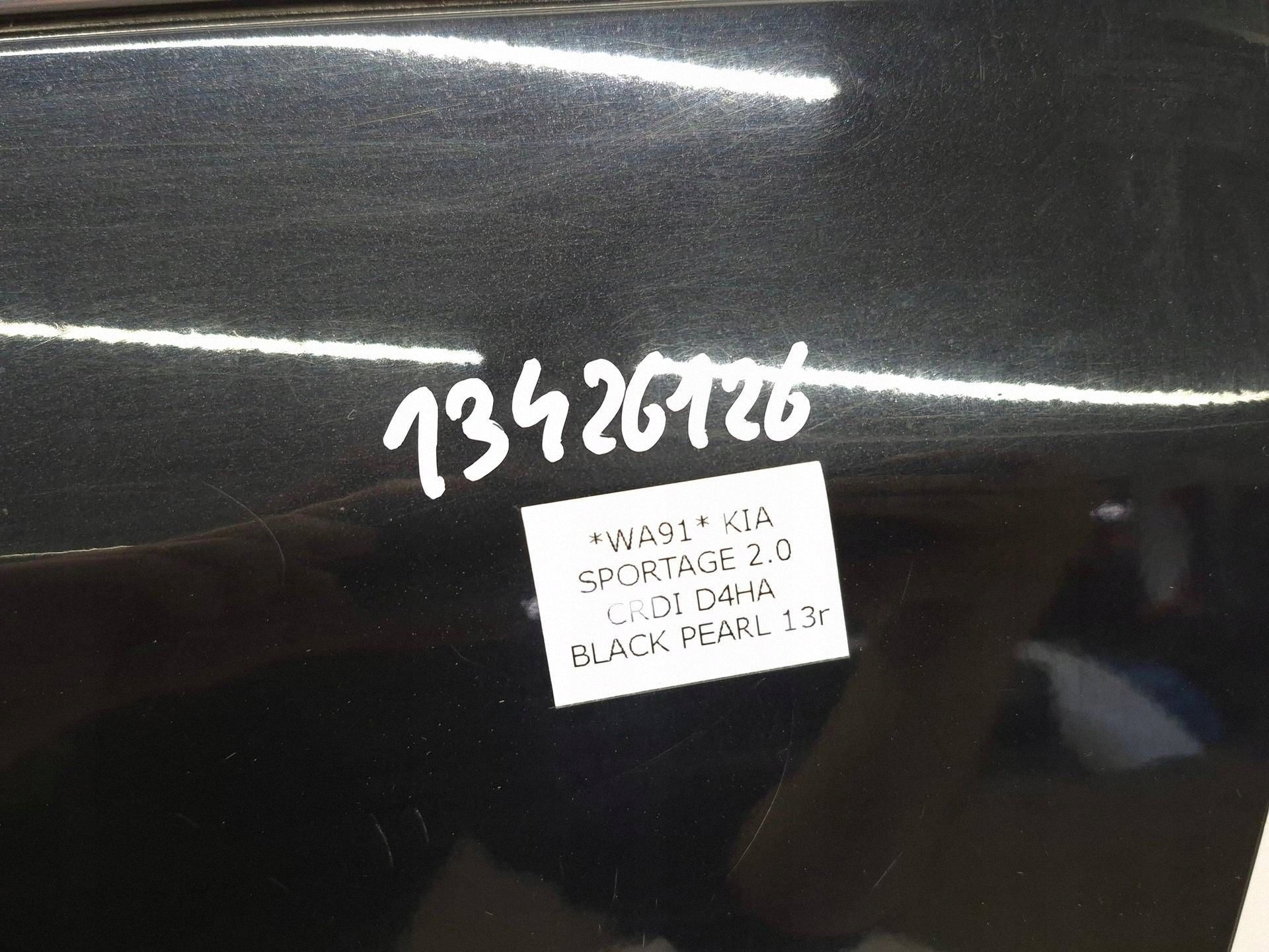 door left front left front KIA SPORTAGE III 3 black, BLACK PEARL