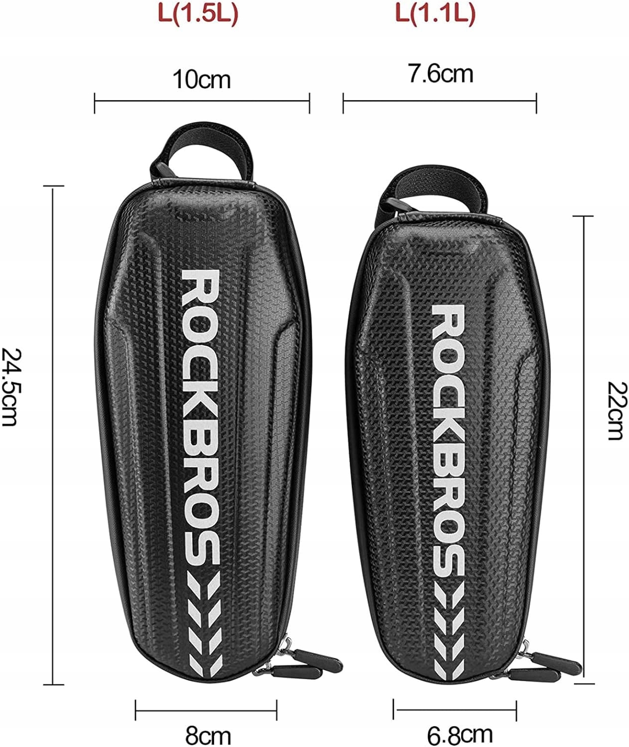 ROCKBROS Torba na Ramę Roweru, Wodoszczelna do MTB, Rower Składany, L=1,5L Model B61