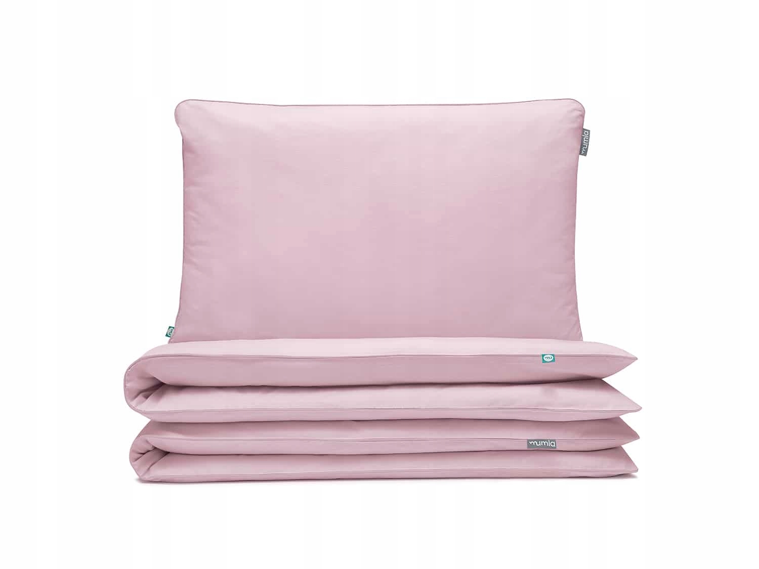 Posteľná Bielizeň Basic Ružová 220x200 cm 2x 80x70 cm Mumla