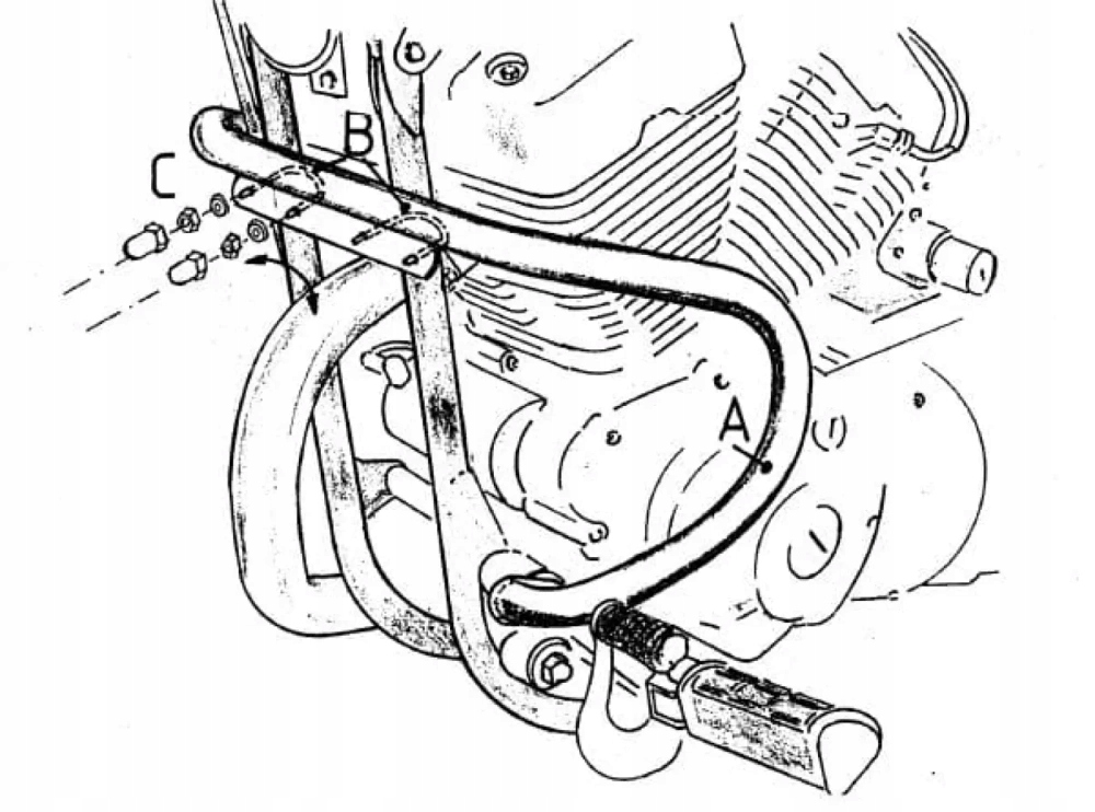 Yamaha XV 125/250 Virago (1989-2002) Gmol motora