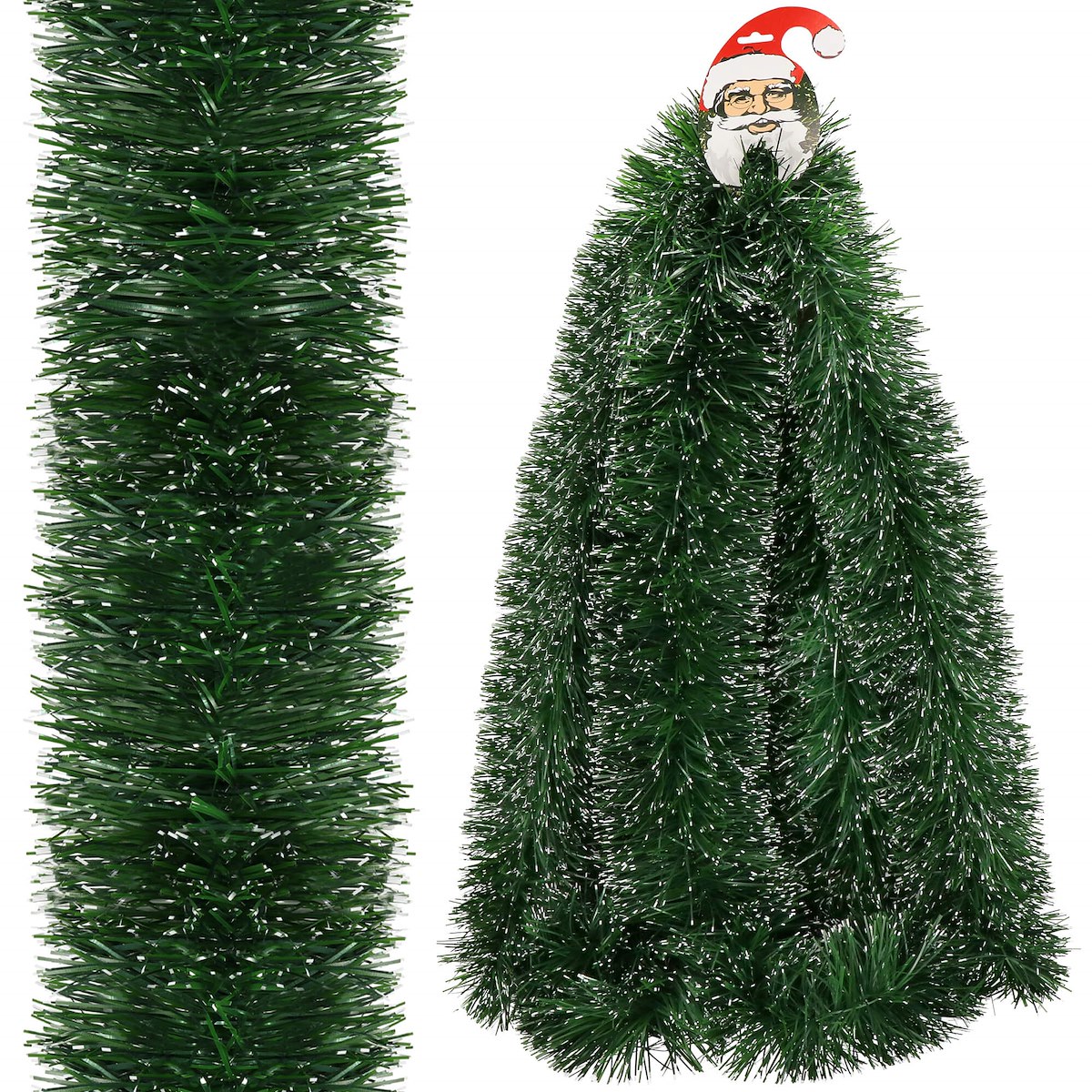 

Świąteczny Łańcuch Choinkowy 6M Na Choinkę 15CM XL