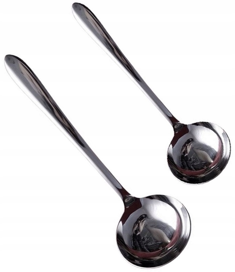 AMEFA 2 SZTUĆCE ZESTAW CUBA ŁYŻKA STALOWA DO SOSU WAZOWA CHOCHLA NABIERKA